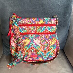 NWOT Retired Vera Bradley Paisley in Paradise Adjustable Crossbody Bag Purse